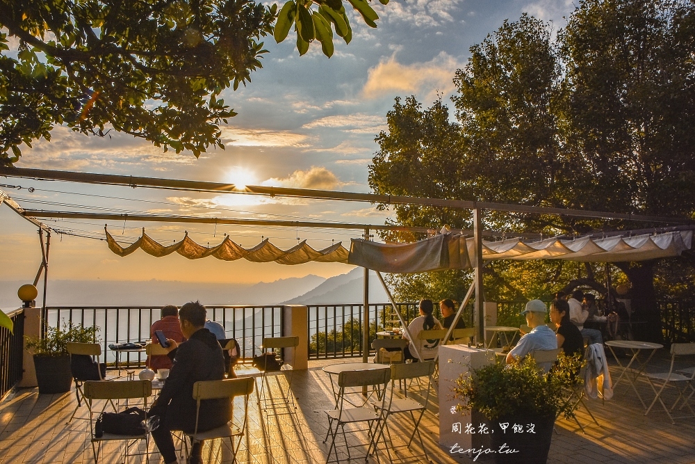 【陽明山咖啡廳推薦】山上聊 眺望台北市景有浪漫夕陽景觀的秘境咖啡店！平日可訂位預約